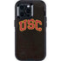 University of Southern California USC Logo Black Distressed Otterbox Defender iPhone Skin