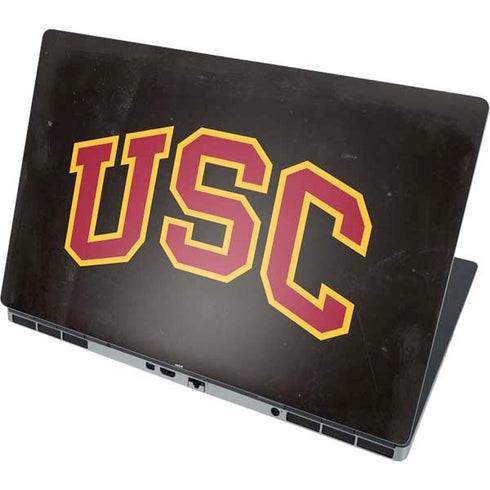 University of Southern California USC Logo Black Distressed Dell Precision Skin