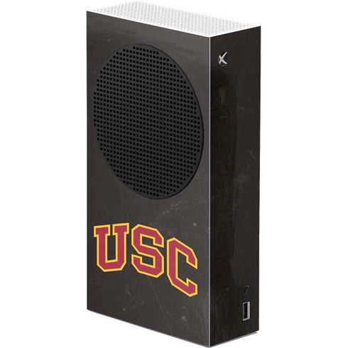 University of Southern California USC Logo Black Distressed Xbox Series S Skins