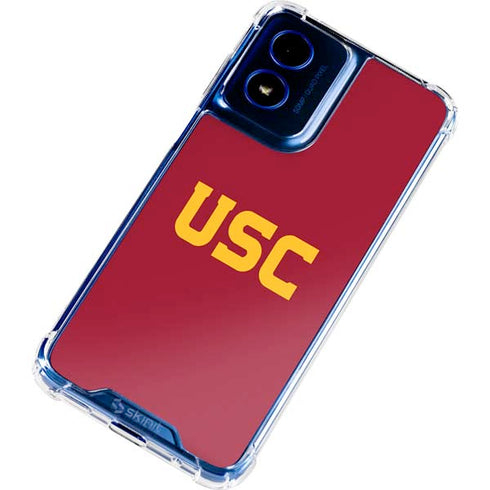 University of Southern California USC Moto G 5G (2024) Clear Case
