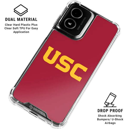 University of Southern California USC Moto G Power 5G (2024) Clear Case
