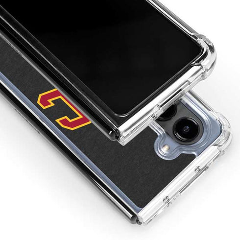 University of Southern California USC Official Logo Galaxy Z Fold5 5G Clear Case