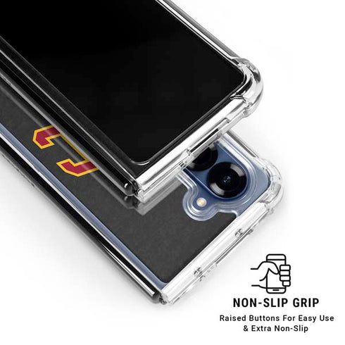 University of Southern California USC Official Logo Galaxy Z Fold6 Clear Case