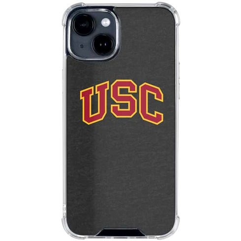 University of Southern California USC Official Logo iPhone 15 Clear Case
