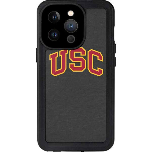 University of Southern California USC Official Logo iPhone 15 Pro Waterproof Case