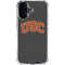 University of Southern California USC Official Logo iPhone 16 Plus Clear Case