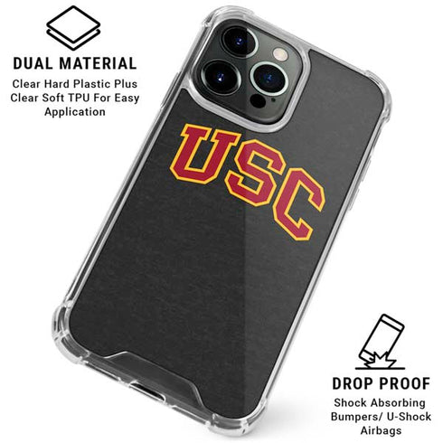 University of Southern California USC Official Logo iPhone 16 Pro Clear Case