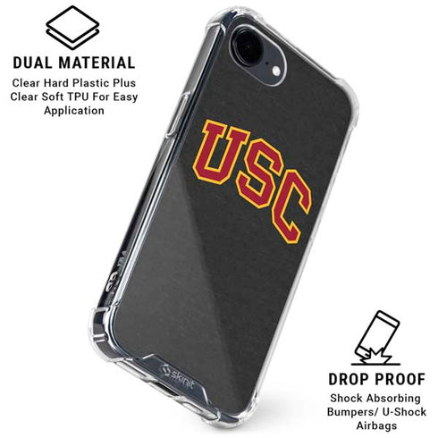 University of Southern California USC Official Logo iPhone 16e Clear Case