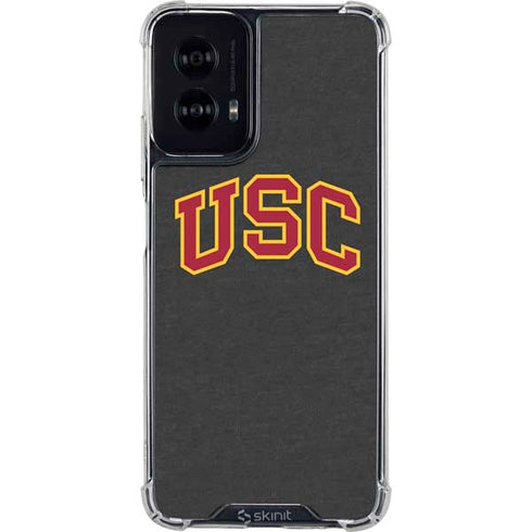 University of Southern California USC Official Logo Moto G Power 5G (2024) Clear Case