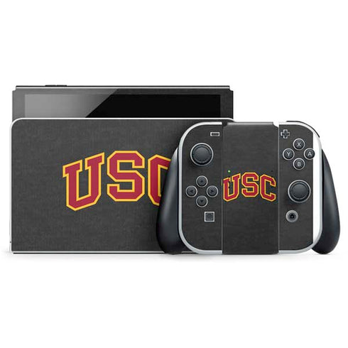 University of Southern California USC Official Logo Nintendo Skins