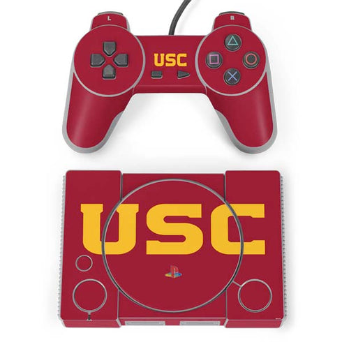 University of Southern California USC PlayStation Classic Bundle Skin