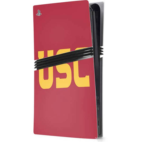 University of Southern California USC PS5 Pro Console Skin