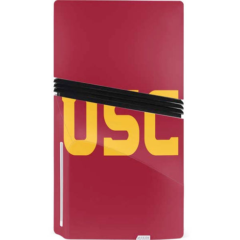 University of Southern California USC PS5 Pro Disk Console Skin