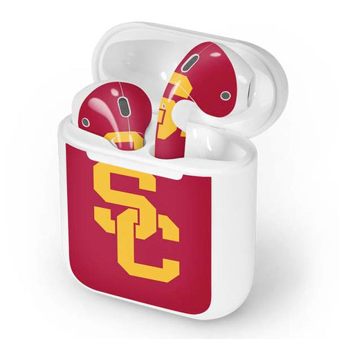 University of Southern California USC Red Logo Apple AirPods Skin