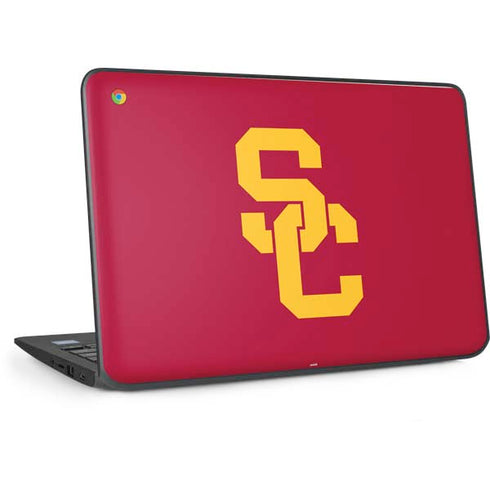 University of Southern California USC Red Logo HP Chromebook Skin
