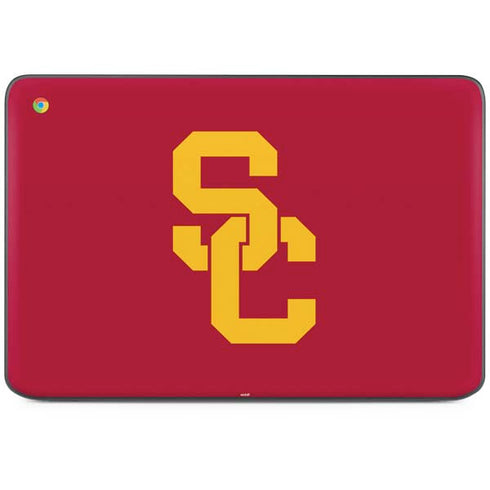 University of Southern California USC Red Logo HP Chromebook Skin