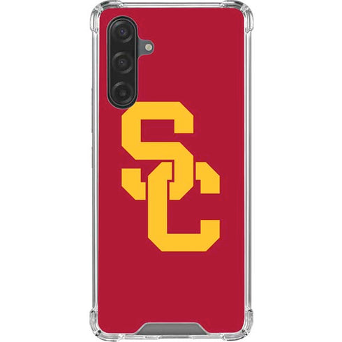 University of Southern California USC Red Logo Galaxy A17 Clear Case