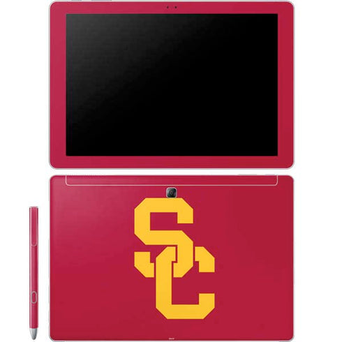 University of Southern California USC Red Logo Galaxy Book 12in Skin