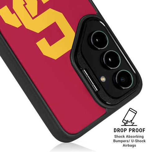 University of Southern California USC Red Logo Galaxy S24 FE Kickstand Case