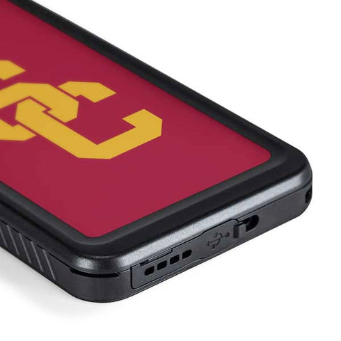 University of Southern California USC Red Logo Galaxy S24 Plus Waterproof Case