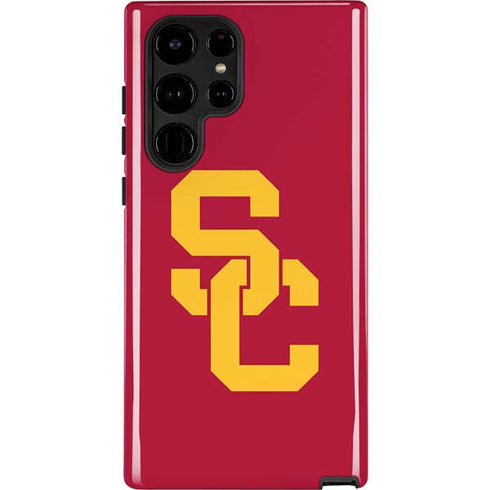 University of Southern California USC Red Logo Galaxy Cases