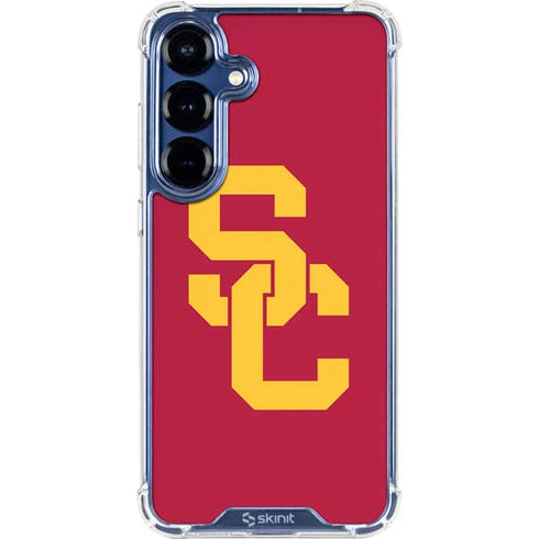 University of Southern California USC Red Logo Galaxy S25 Plus Clear Case