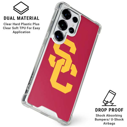 University of Southern California USC Red Logo Galaxy S25 Ultra Clear Case