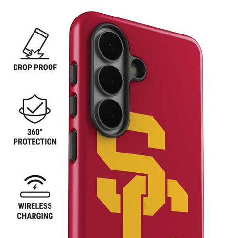 University of Southern California USC Red Logo Galaxy S26 Impact Case