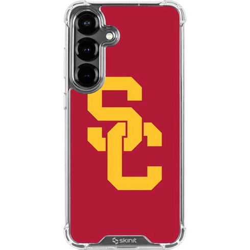 University of Southern California USC Red Logo Galaxy S26 Plus Clear Case