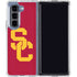 University of Southern California USC Red Logo Galaxy Z Fold5 5G Clear Case