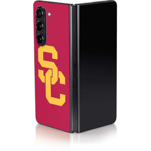 University of Southern California USC Red Logo Galaxy Z Fold5 5G Skin