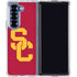 University of Southern California USC Red Logo Galaxy Z Fold6 Clear Case