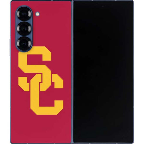 University of Southern California USC Red Logo Galaxy Z Fold6 Skin