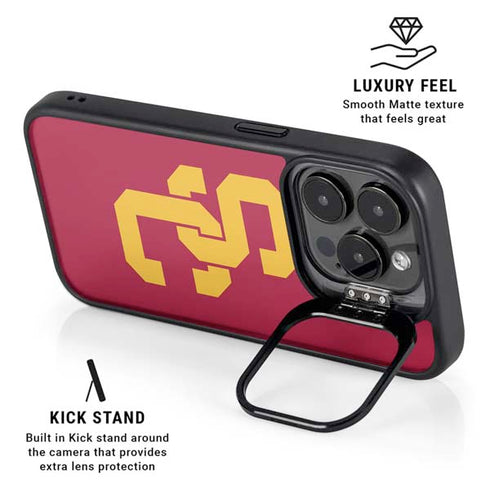University of Southern California USC Red Logo iPhone 13 Pro Max Kickstand Case