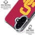 University of Southern California USC Red Logo iPhone 16 Clear Case