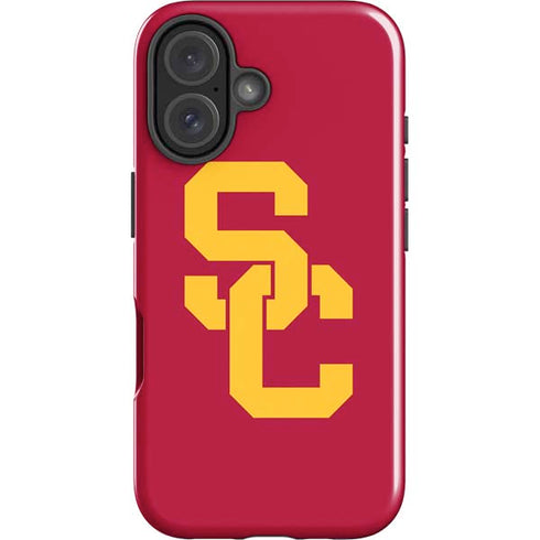 University of Southern California USC Red Logo iPhone 16 Impact Case