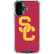 University of Southern California USC Red Logo iPhone 16 Plus Clear Case