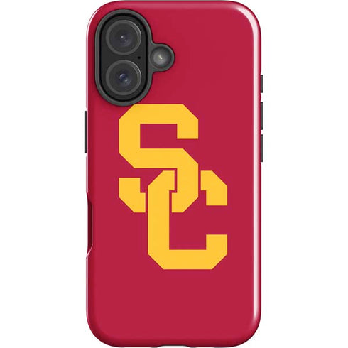 University of Southern California USC Red Logo iPhone 16 Plus Impact Case