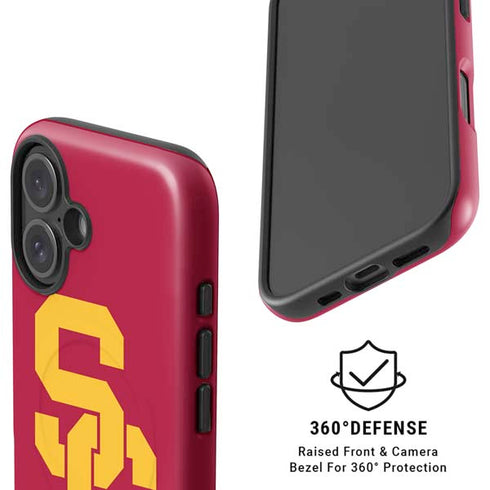 University of Southern California USC Red Logo iPhone 16 Plus Magsafe Impact Case