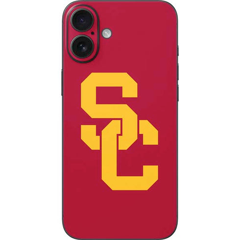 University of Southern California USC Red Logo iPhone 16 Plus Skin