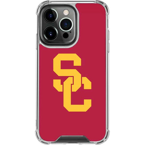 University of Southern California USC Red Logo iPhone 16 Pro Clear Case