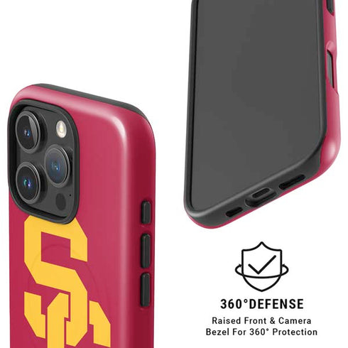 University of Southern California USC Red Logo iPhone 16 Pro Magsafe Impact Case