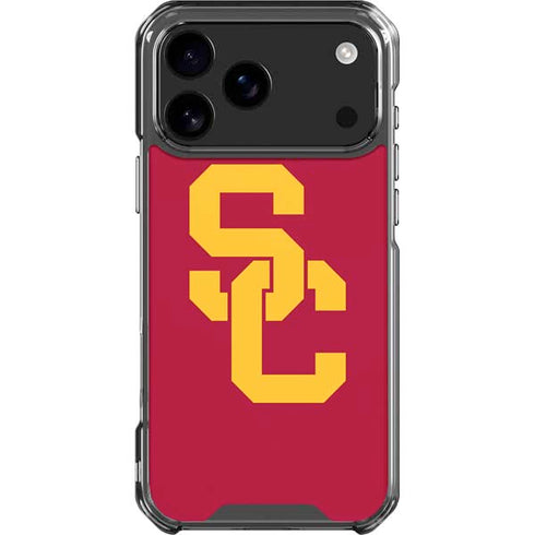 University of Southern California USC Red Logo iPhone 18 Pro Max Clear Case