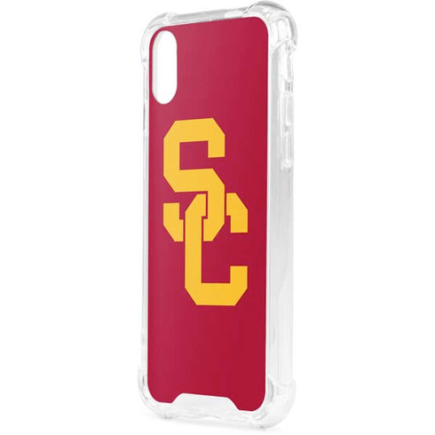 University of Southern California USC Red Logo iPhone XS Clear Case