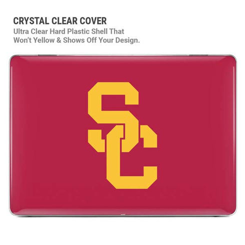 University of Southern California USC Red Logo MacBook Pro 14in (2021-24) Case plus Skin