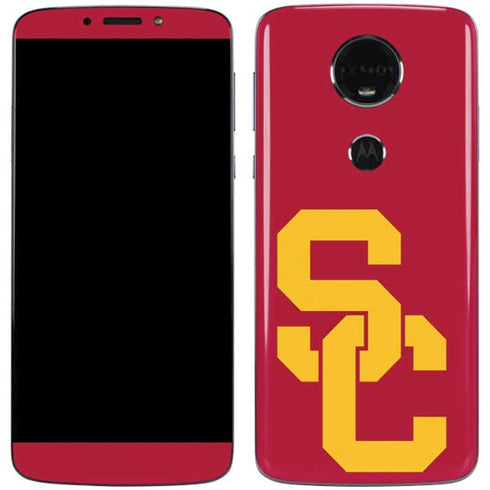 University of Southern California USC Red Logo Moto E5 Plus Skin