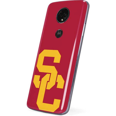 University of Southern California USC Red Logo Moto E5 Plus Skin