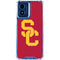 University of Southern California USC Red Logo Moto G 5G (2024) Clear Case