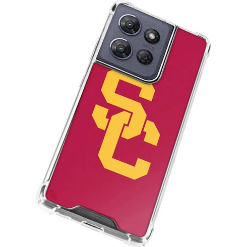 University of Southern California USC Red Logo Moto G Play 5G (2025) Clear Case