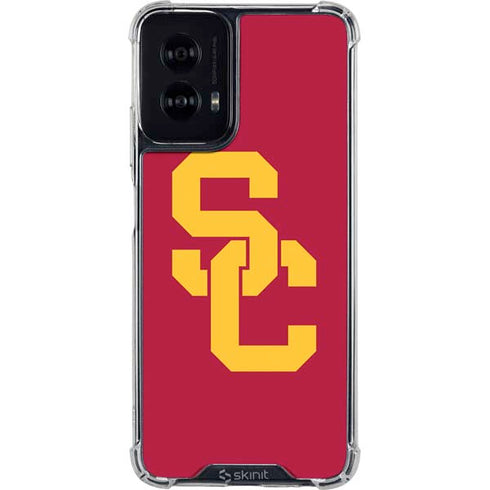 University of Southern California USC Red Logo Moto G Power 5G (2024) Clear Case